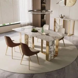 طاولة طعام مادو 6 أشخاص