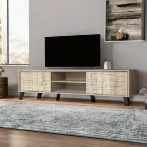 طاولة تلفزيون كايلا 160 سم - خشبي