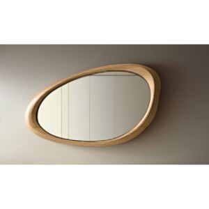 مرأة بأطار خشبي نورسين نانيس