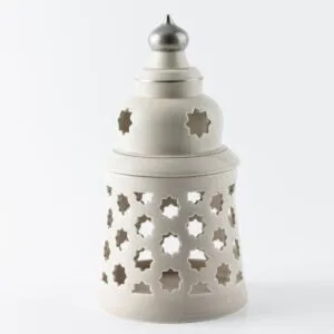 حامل شموع بورسلين من روزيت كبير - بيج