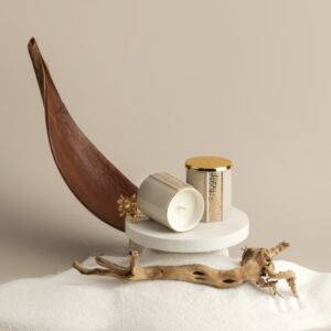 حامل شموع صغير سانا من نور - بيج