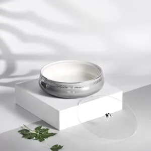 تمرية حجم كبير من نقش - رمادي وفضي