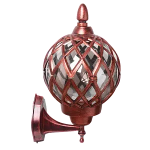 إضاءة جدارية برمة ويل شفاف - احمر