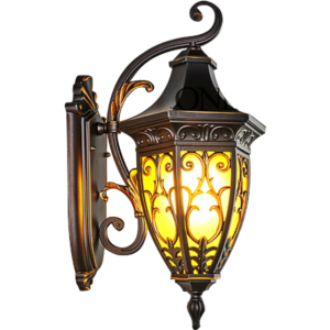 فانوس جداري صغير - اسود