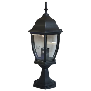 إضاءة جدارية جلاسي وسط - اسود