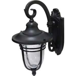 إضاءة جدارية تراثية حديث - اسود