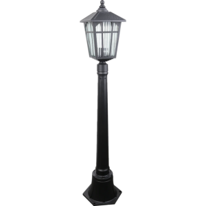 عامود إضاءة خارجية اسود 1 متر