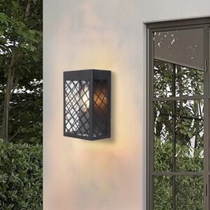 اضاءة جدارية خارجي فانوس مايل - اسود