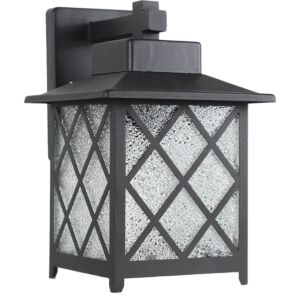 اضاءة جدارية خارجية غطاء لون اسود