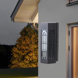 فانوس حائط جداري خارجي - اسود