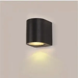 إضاءة جدارية أسطوانية مفرد إنارة صفراء - ماركة همر