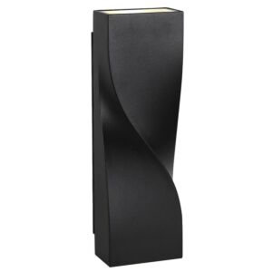 إضاءة جدارية خارجية لون إنارة اصفر 6 واط - اسود