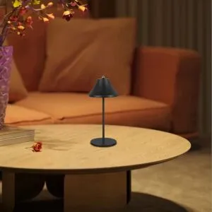 ابجورة طاولة تعمل بالبطارية انارة 3 إضاءات مورلا - اسود