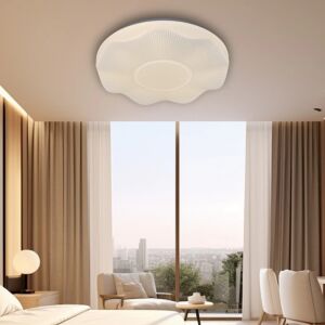 اضاءة معلقة لطش مودرن 3 اضاءات شيما - 40 سم - ابيض