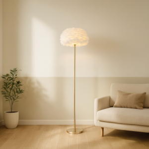 ابجورة ارضية فيذر - ذهبي