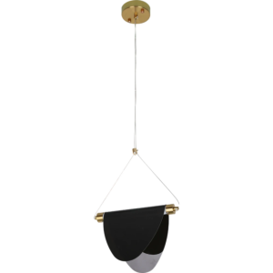 إنارة معلقة اسود مع 3 اضاءات 5 واط