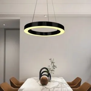 إنارة معلقة مودرن قاعدة واحدة 36 واط 50 سم - اسود