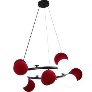 انارة معلقة - احمر وابيض