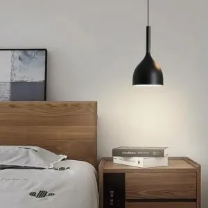 انارة معلقة مودرن اسود وذهبي