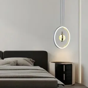 إنارة معلقة مودرن 3 اضاءات 48 واط - ابيض