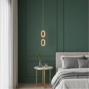 إنارة معلقة مودرن 3 اضاءات - 5 واط - زيتي