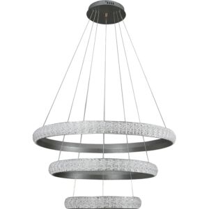 ثريا إنارة اصفر لوبيا - 75 واط - فضي