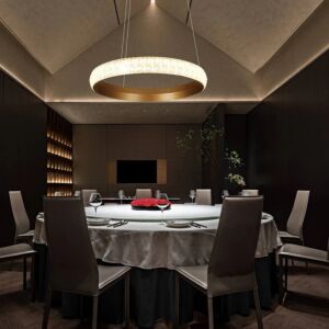 ثريا إنارة اصفر لوبيا - 30 واط - ذهبي