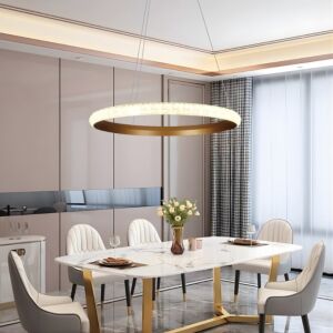 ثريا إنارة اصفر لوبيا - 60 واط - ذهبي