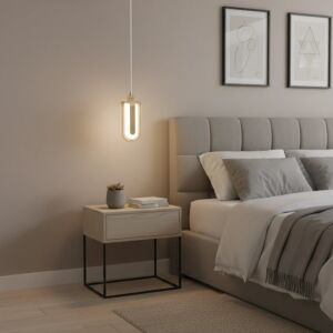 إنارة معلقة مودرن 3 اضاءات مفرد بارك - 7 واط - ذهبي