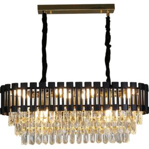 ثريا مودرن 80 سم كايهان - اسود وذهبي