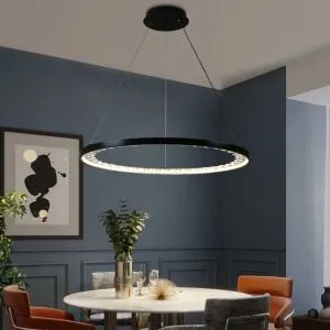 إنارة معلقة 3 إضاءات متغيرة 55 واط - اسود