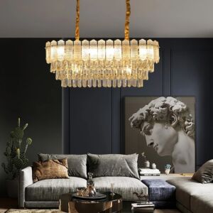 ثريا مودرن ذهبي اجاس E14x10L