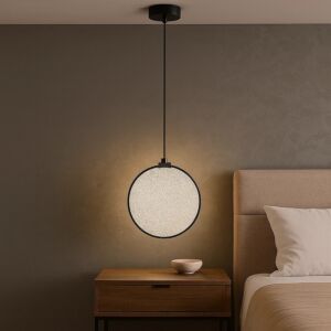 إنارة معلقة مودرن 3 اضاءات مفرد نارا - 12 واط - اسود