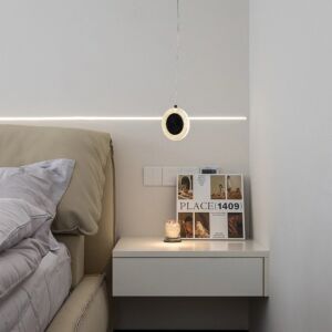 اضاءة معلقة مفرد 3 اضاءات 3 واط رينا - اسود