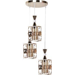 إنارة معلقة مودرن ثلاثي سونيب - ذهبي