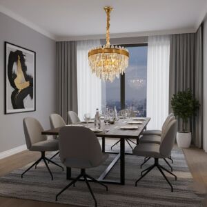 ثريا سيمترو 40 سم - ذهبي