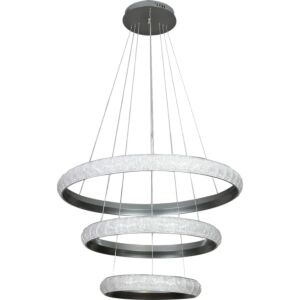 ثريا مودرن 3 اضاءات ايفت - 200 واط - فضي