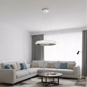 ثريا 3 اضاءات 48 واط هنري - فضي