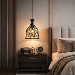 إنارة معلقة مارثا - اسود