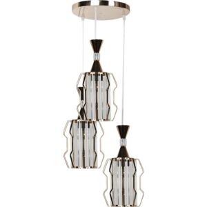 إنارة معلقة مودرن ثلاثي سينو - ذهبي