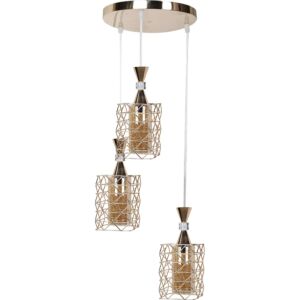 إنارة معلقة ثلاثية ميانسا - ذهبي