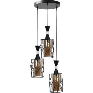 إنارة معلقة مودرن ثلاثي تولاي - اسود