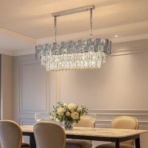 ثريا ريجون مستطيلة - فضي