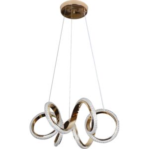 ثريا 3 اضاءات توفا - 65 واط - ذهبي