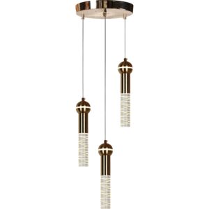 إنارة معلقة ثلاثية رينجو 25 واط - ذهبي