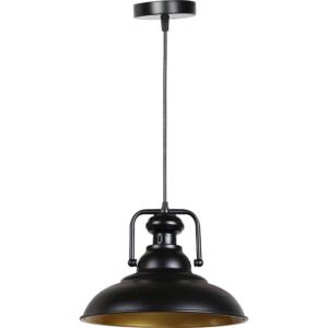 إنارة معلقة 30 سم ريسان - اسود وذهبي