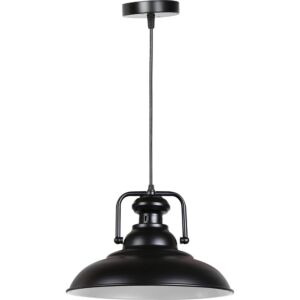 إنارة معلقة 40 سم ريسان - اسود وابيض