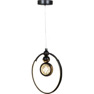 إنارة معلقة معلقة زافير - 7 واط - اسود