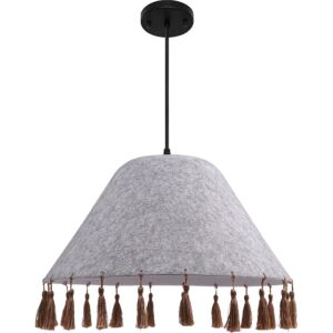 إنارة معلقة بوهيو - E27 - رمادي