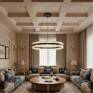 ثريا 3 اضاءات شارل - 85 واط - اسود